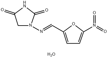 17140-81-7 1-[[(5-硝基-2-呋喃基)亚甲基]氨基]-2,4-咪唑烷二酮一水合物
