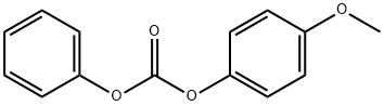 Carbonic acid, p-methoxyphenyl phenyl ester Struktur