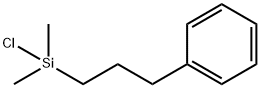 クロロジメチル(3-フェニルプロピル)シラン 化学構造式