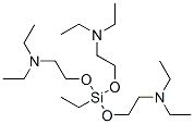 トリス[2-(ジエチルアミノ)エトキシ]エチルシラン 化学構造式