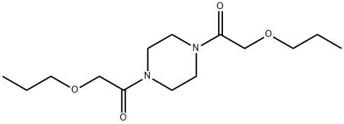 1,4-Bis(propoxyacetyl)piperazine 结构式