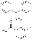 diphenylmethanamine, 3-methylbenzoic acid 结构式