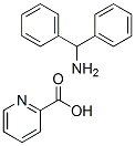 diphenylmethanamine, pyridine-2-carboxylic acid 结构式