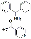 diphenylmethanamine, pyridine-4-carboxylic acid|