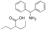 diphenylmethanamine, 2-propylpentanoic acid|