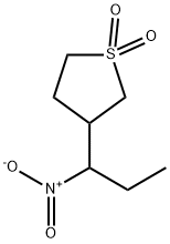 3-(1-Nitropropyl)tetrahydrothiophene 1,1-dioxide Structure