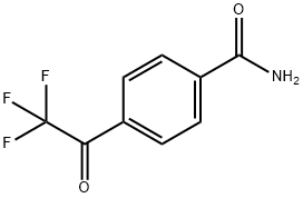 Benzamide, 4-(trifluoroacetyl)- (9CI) Structure