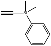(ジメチルフェニルシリル)アセチレン 化学構造式