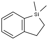 9,9-dimethyl-9-silabicyclo[4.3.0]nona-1,3,5-triene Struktur
