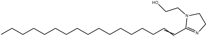 2-(1-十七碳烯基)-4,5-二氢-1H-咪唑-1-乙醇, 17158-54-2, 结构式