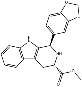 (1R,3S)-1-(1,3-Benzodioxol-5-yl)-2,3,4,9-tetrahydro-1H-pyrido[3,4-b]indole-3-carboxylic Acid Methyl Ester