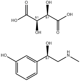 (-)-Phenylephrine hydrogentartrate Struktur