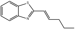 Benzothiazole, 2-(1E)-1-pentenyl- (9CI) Struktur