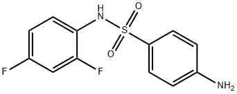 4-AMINO-N-(2,4-DIFLUOROPHENYL)BENZENESULFONAMIDE, TECH 结构式