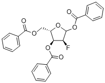 1,3,5-Tri-O-benzoyl-2-deoxy-2-fluoro-alpha-L-arabinofuranose