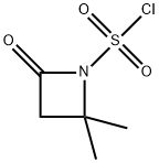 1-Azetidinesulfonyl chloride, 2,2-diMethyl-4-oxo- Struktur