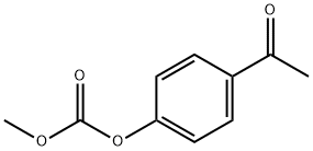 Carbonic acid 4-acetylphenyl(methyl) ester Struktur