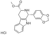 (1R,3R)-Methyl 1-(benzo[d][1,3]dioxol-5-yl)-2,3,4,9-tetrahydro-1H-pyrido[3,4-b]indole-3-carboxylate hydrochloride