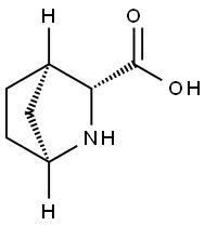 (1S,3R,4R)-2-AZABICYCLO[2.2.1]HEPTANE-3-CARBOXYLIC ACID 结构式