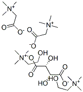 betaine choline [R-(R*,R*)]-tartrate Structure