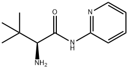 (2Ｓ)-2-アミノ-3,3-ジメチル-Ｎ-2-ピリジルブタンアミド 化学構造式