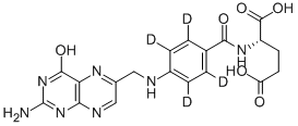 Folic Acid-D4 Structure