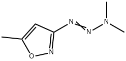 Isoxazole, 3-(3,3-dimethyl-1-triazenyl)-5-methyl- (9CI) Struktur