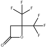 3,3-双(三氟甲基)-2-氧杂环丁酮,1718-33-8,结构式