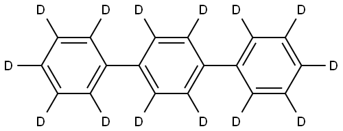 P-テルフェニル-D14 化学構造式