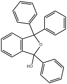 1,3-Dihydro-1,3,3-triphenylisobenzofuran-1-ol,1718-90-7,结构式