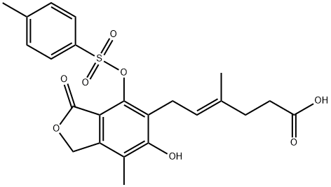4'-DESMETHYL-6'-TOSYLMYCOPHENOLIC ACID,171808-03-0,结构式