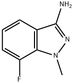 3-Amino-7-fluoro-1-methyl-1H-indazole Structure