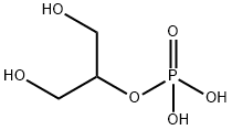 1,3-hydroxy-2-propyl dihydrogen phosphate   Struktur