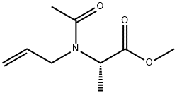 Alanine,  N-acetyl-N-2-propenyl-,  methyl  ester  (9CI) 化学構造式