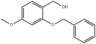 (2-(苄氧基)-4-甲氧基苯基)甲醇 结构式