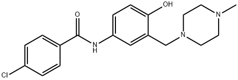 17183-40-3 4-Chloro-4'-hydroxy-3'-[(4-methyl-1-piperazinyl)methyl]benzanilide