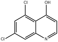 5,7-二氯-4-羟基喹啉, 171850-29-6, 结构式