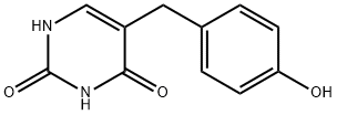 5-(4'-HYDROXYBENZYL)URACIL 结构式