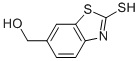 6-HYDROXYMETHYL-2-MERCAPTOBENZOTHIAZOLE 结构式