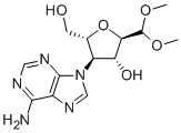 4-(6-AMINO-9H-PURIN-9-YL)-2,5-ANHYDRO-4-DEOXY-DIMETHYL ACETAL L-MANNOSE 结构式