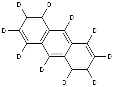 ANTHRACENE-D10 Struktur