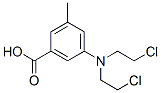 5-[Bis(2-chloroethyl)amino]-m-toluic acid Structure