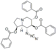 1,6,7-Indolizinetriol, 8-azidooctahydro-, tribenzoate (ester), 1S-(1.alpha.,6.beta.,7.alpha.,8.beta.,8a.beta.)-,171925-24-9,结构式