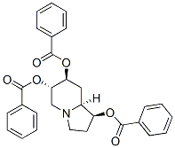 1,6,7-Indolizinetriol, octahydro-, tribenzoate (ester), 1S-(1.alpha.,6.beta.,7.alpha.,8a.beta.)- Structure