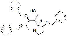 8-Indolizinemethanol, octahydro-1,6,7-tris(phenylmethoxy)-, 1S-(1.alpha.,6.beta.,7.alpha.,8.beta.,8a.beta.)-|