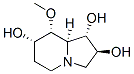 1,2,7-Indolizinetriol, octahydro-8-methoxy-, 1S-(1.alpha.,2.beta.,7.alpha.,8.alpha.,8a.alpha.)- 化学構造式