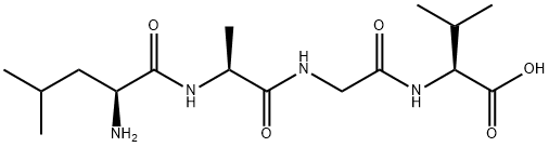 leucyl-alanyl-glycyl-valine Structure
