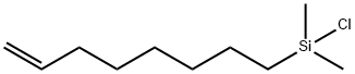 7-辛基二甲基氯硅烷,17196-12-2,结构式