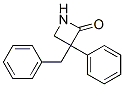 3-Benzyl-3-phenylazetidin-2-one Struktur