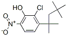 2-CHLORO-6-NITRO-(1,1,3,3-TETRAMETHYLBUTYL)PHENOL,17199-21-2,结构式